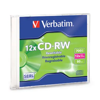 Verbatim Americas 1PK CD-RW 80MIN 700MB 4X-12X High SPD