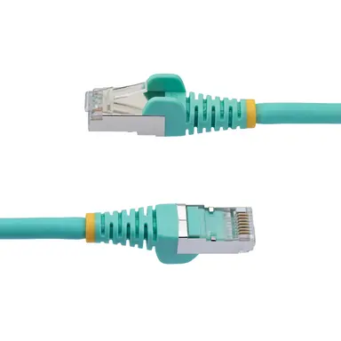 StarTech.com 6 in Cat6a Ethernet Cable - Aqua - Low Smoke Zero Halogen (LSZH) - 10GBE 500MHz 1, image 7