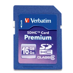 Verbatim Americas 16GB Secure Digital HI Cap Mem CD Clas 6