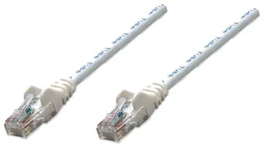 Intellinet 14 FT White Cat5e Snagless Patch Cable, image 4
