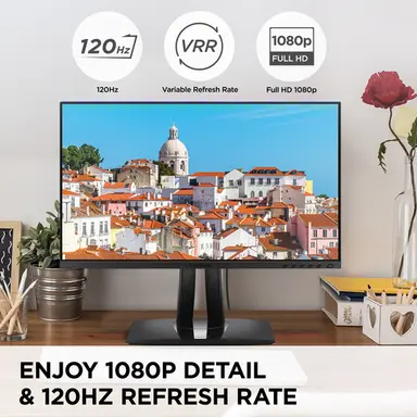 ViewSonic 24 in Colorpro 1080P IPS Monitor with USB-C, DisplayPort, HDMI, USB-a, Ergonomic, image 3
