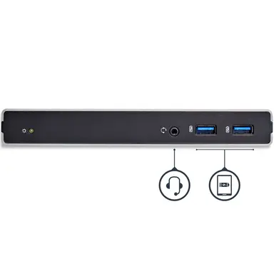 StarTech.com Dual-Monitor USB 3.0 Docking Station - USB 3.0 Dock Includes DVI to VGA & DVI, image 7