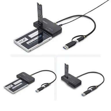 StarTech.com USB-C/USB-a to NVMe and SATA Adapter Supports up to 10GBPS; Driverless Setup, image 8