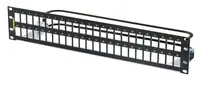 Legrand Dat Cables to GO Shielded 48 Port Unloaded Panel Flat - Use with Ksftp Keystone Jack, image 3