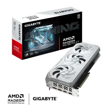 Gigabyte White Radeon RX 9070 XT 16GB GDDR6 Pci Express 5.0 X16 L=288 W=132 H=5, image 3