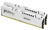 Kingston 32GB 5200MT/S DDR5 CL40 DIMM (Kit of 2) Fury Beast White XMP, image 3