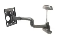 Chief Manufacturing Flat Panel Swing Arm Wall Mount - Black - Integrated Lateral SHIFT: 2.25IN Left