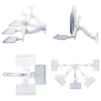 StarTech.com Single Display Sit-Stand Wall Mount Workstation - 27IN/17.6LB VESA 75X75-100X100, image 7