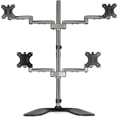 StarTech.com VESA 75X75/100X100MM Desktop Quad Monitor Stand (2X2) Supports 4 Displays up, image 3