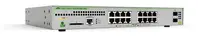 Allied Telesis L2+ Managed, 16 X 10/100/1000MBPS PoE+, 2 X SFP Uplink, 1 Fixed AC Power Supply US, image 3
