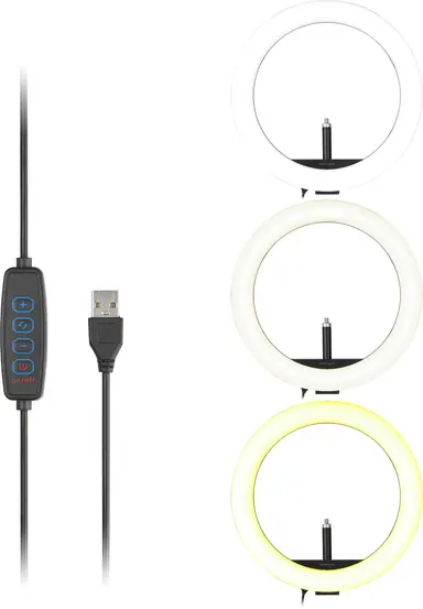 Kensington Computer L1000 USB Bicolor Ring Light W/Webcam MT, image 8