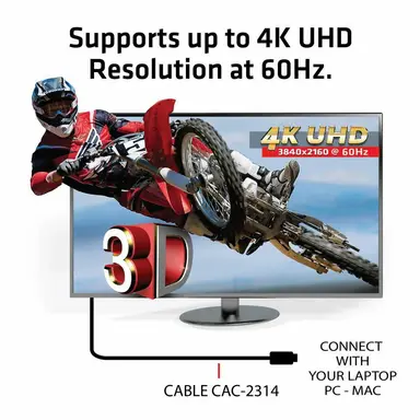 Club 3D B.V HDMI 2.0 Male to HDMI 2.0 Male High Speed 4K60HZ UHD - Redmere 15M/49.2FT, image 8