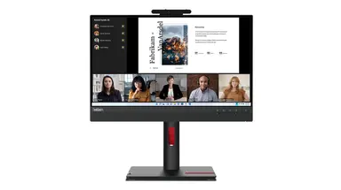 Lenovo Tio 22 G5, 22 Inch FHD Tio Monitor with IPS, Tiny Slot, Webcam, Speakers, LTPS