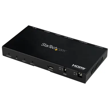 StarTech.com 2-Port HDMI Splitter (1X2) 4K W/ Scaler
