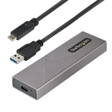 StarTech.com USB-a/USB-C to M.2 SSD Enclosure for NVMe & SATA M.2 SSDS - USB 3.2 Gen 2 10GBPS, image 4