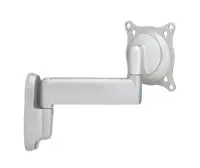 Chief Manufacturing Universal Flat Panel Single Swing Arm Wall Mount - Sliver