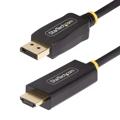 4M Displayport to HDMI Adapter Cable Connects a Displayport-Enabled Desktop to a