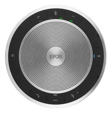 Epos USA Bluetooth Speaker Phone with USB-C Cable, USB-C to USB-a Adapter and Carry Pouch