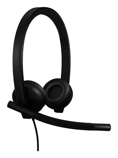 Logitech H570E Wired Stereo, Teams (USB-a) - Black, image 6