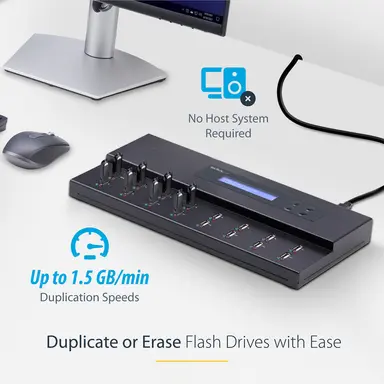 StarTech.com 1 to 15 Standalone USB Flash Drive Duplicator/Eraser, Cloner/Sanitizer; Supports, image 7