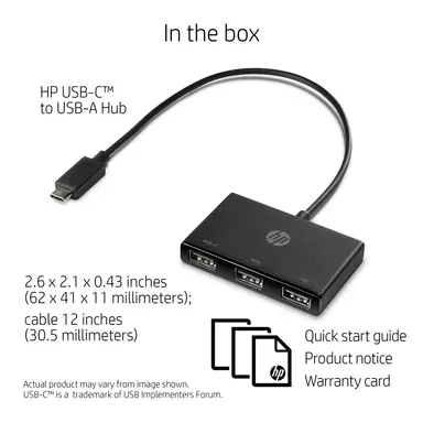 HP Sbuy HP USB-C to Usb-A Hub, image 5