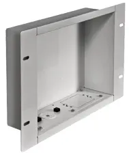 Peerless Industries Recessed Cable Management And Power Storage Accessory Box Position Horizontally
