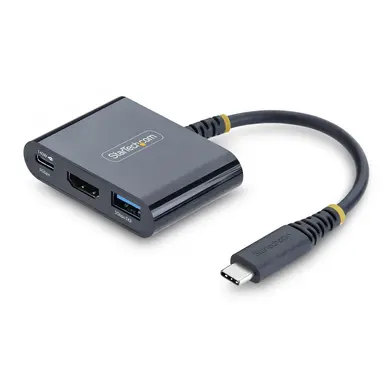 StarTech.com Convert a Single USB-C Port into HDMI, 140W PD Pass-Through, and USB-a 5GBPS Wit