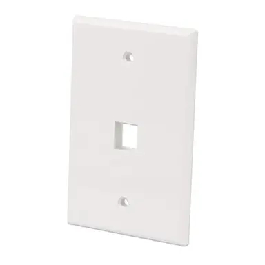 Intellinet 1-Outlet Oversized Keystone Wall Plate