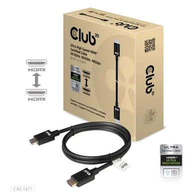 Club 3D B.V HDMI 2.1 Ultra High Speed Cable 1M/3.28F