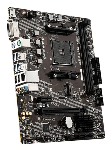 MSI Computer A520M-A Pro - Matx - Support 3RD Gen AMD Ryzen Desktop Processors and AMD RYZEN4, image 8
