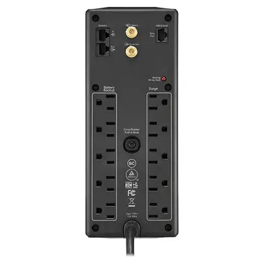 APC by Schneider Electric APC Back-UPS 1350, Compact Tower, 1350VA, 120V, Avr, LCD, 5 NEMA 5-15R, image 8