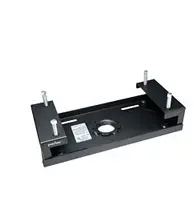 Peerless Industries I-Beam Clamp for 4 to 8 I-Beams - Black - Unit Has 1 1/2 11.5 NPS Fitti