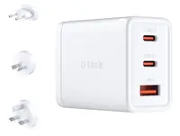 D-Link Systems 65W Gan Charger - Three USB-C/USB-A PORTS: Features USB-C X 2 And Usb-A X 1 to C, image 3