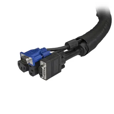 StarTech.com 6.5 ft Flexible Cable Management Sleeve Wrap - Expandable Coiled Cable Manager SL, image 6