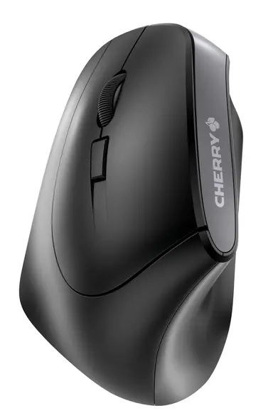 Cherry Americas Mouse, Erogomic Left Handed, Wireless, Black
