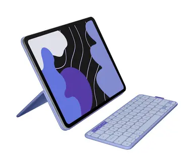 Logitech Flip Folio for iPad Air and Pro 13 Inch (Lilac)