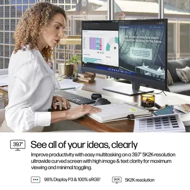 HP Sbuy S7 Pro 740PM 39.7 in 5K2K Conferencing Monitor, image 8