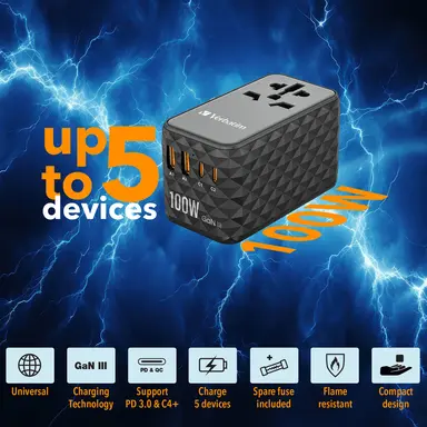 Verbatim Americas Universal Travel Adapter UTA-06, image 6