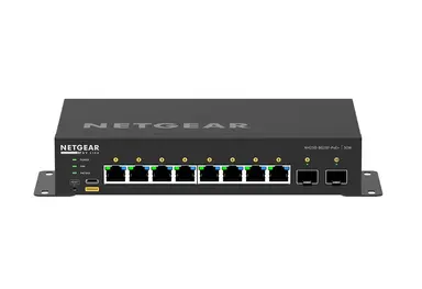 NETGEAR Switch - - Desktop - 8-Port 10/100/1000BASE-T (RJ45) PoE+