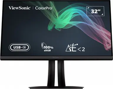 ViewSonic 32 in 4K UHD Professional Graphic Design Monitor with USB-C (60W), 3840 × 2160, image 5