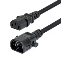 StarTech.com 6 ft Power Extension Cord W/Locking IEC 60320 C14 and C13 Connectors Helps Minimi, image 3