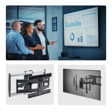 StarTech.com Flat Screen Wallmount Supports up to 65 in and 99LB TVS; VESA up to 600X400MM; UL, image 6