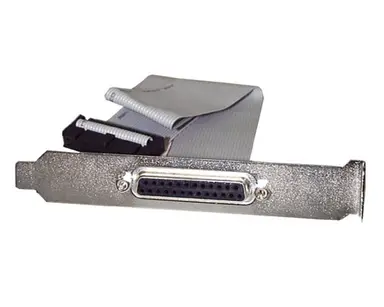 StarTech.com This 25-Pin Parallel to 25-Pin Header Slot Plate Features One DB25 Female