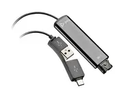 HP Poly DA75 USB to QD Black Adapter TAA, image 3