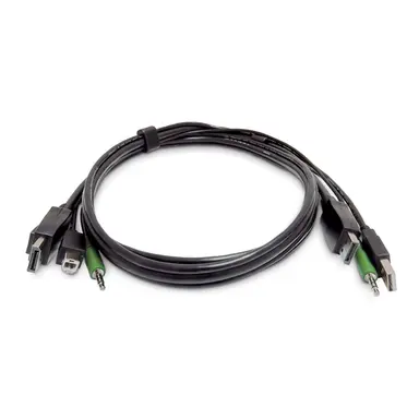 StarTech.com 10 ft (3M) Dual-Displayport KVM Cable, USB 2.0, 3.5MM Audio, Universally Compatib, image 4