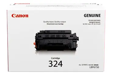 Canon Laser Black, Full Yield: 6,000 Sheets.compatible Canon CRG-324BK (3481B003) Toner