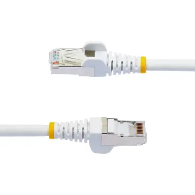 StarTech.com 1 ft Cat6a Ethernet Cable - White - Low Smoke Zero Halogen (LSZH) - 10GBE 500MHz, image 7