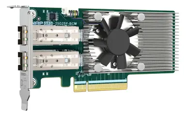Qnap Dual Port Per 25GBE Network ADAPTER; 2 X SFP28; Broadcom 57504 Controller, image 8