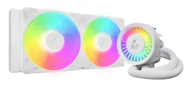 Arctic Cooling Liquid Freezer Iii Pro 280 a-RGB (White) : All-in-One CPU Water Cooler with 280M