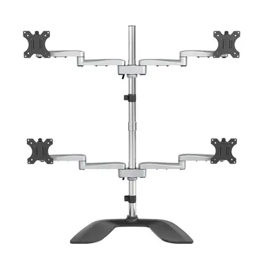StarTech.com VESA 75X75/100X100MM Desktop Quad Monitor Stand (2X2) Supports 4 Displays up